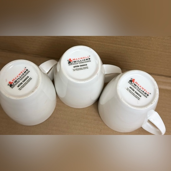 3-MAXWELL AND WILLIAMS EAST MEETS WEST COUPE MUG CUPS 350ml/11.75oz WHITE COLOR - Picture 3 of 6